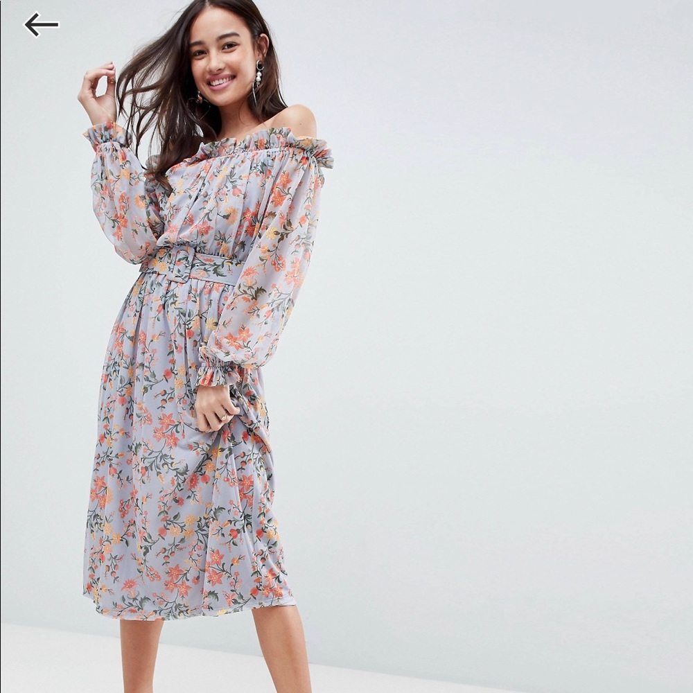 Asos midi dress